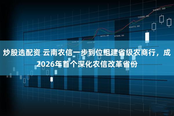 炒股选配资 云南农信一步到位组建省级农商行，成2026年首个深化农信改革省份